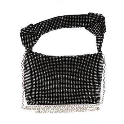 Bolso de Noche Elegante con Diamantes y Cristales Brillantes