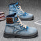 Botas Martin Denim Talla Grande para Hombre - Calzado de Trabajo Versátil