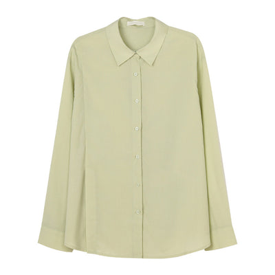 Blusa Clásica con Solapa Estilo Coreano para Mujer - Image 10