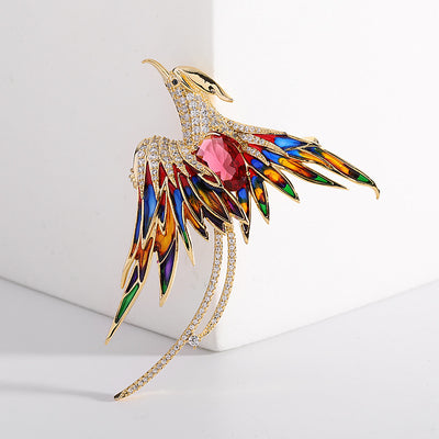 Broche Fénix de Lujo Elegante para Mujer - Image 10