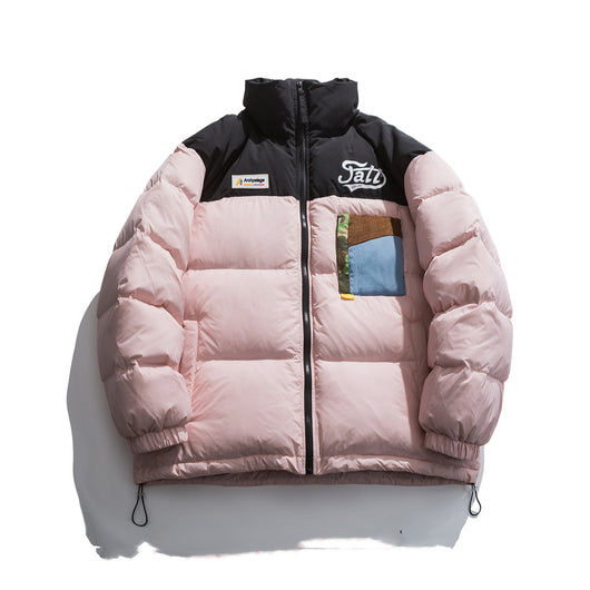 Chaqueta Acolchada Suelta para Pareja - Estilo Urbano Versátil - Image 8