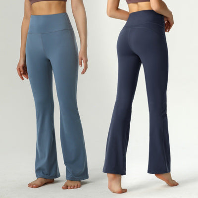 Pantalones Yoga Cintura Alta Doble Faz Elásticos para Mujer - Image 19