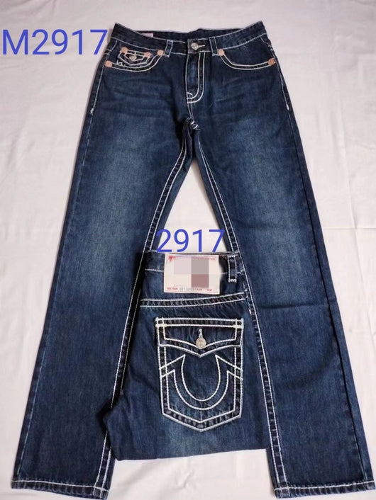 Jeans Elásticos Talla Grande con Líneas Gruesas de Moda - Image 3