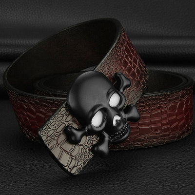 Cinturón para Hombre Maduros con Diseño Calavera - Image 3