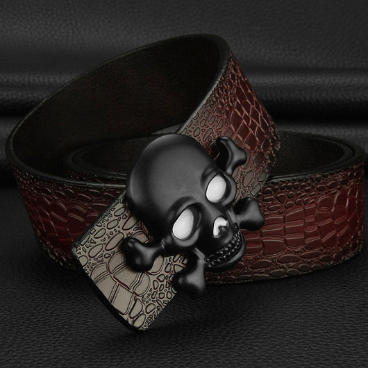 Cinturón para Hombre Maduros con Diseño Calavera - Image 3