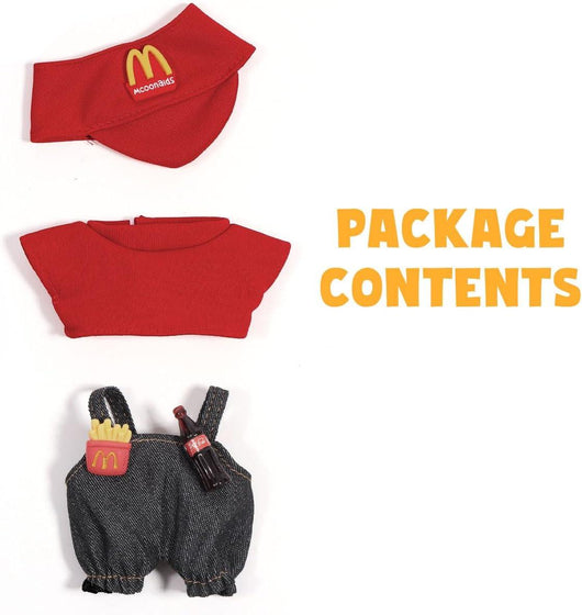 for Labubu Clothes/For Labubu Outfits,Clothes Set for 17Cm Lububu Doll,3 Piece Set Hat Clothing for LA BUBU, Boys and Girls Stylish Adorable Dolls Clothes Accessories (No Doll)_01 - Tekeno