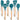 Cooking Utensils Set of 6, Silicone Kitchen Utensils with Wooden Handle, Non-Stick Cookware Friendly & Heat Resistant, Includes Spatula/Ladle/Slotted Turner/Serving Spoon/Spaghetti Server(Black) - Tekeno