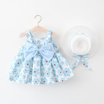 Vestido Chaleco Infantil Estilo Vaquero sin Mangas - Image 4