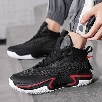 Zapatillas Deportivas Altas Transpirables con Amortiguación de Impacto - Image 4