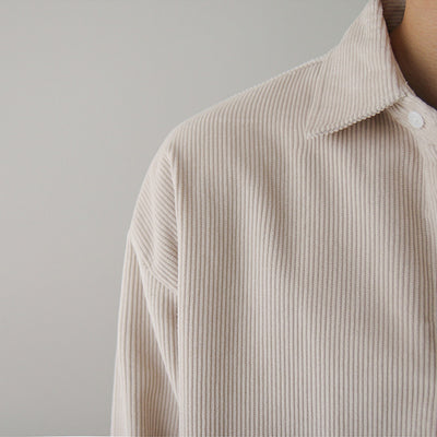Camisa de Pana Manga Larga para Hombre - Abrigo Casual - Image 4