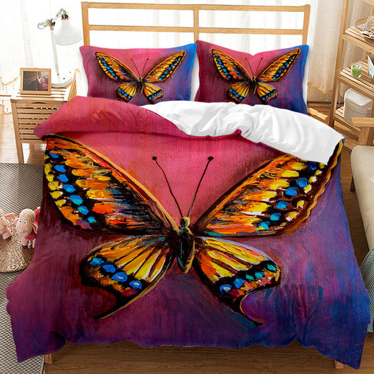 Juego de Edredón Tres Piezas Colección Mariposas - Image 18