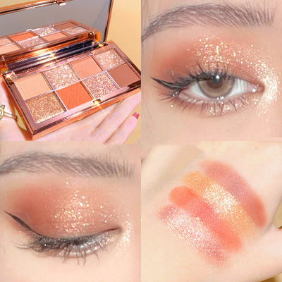 Paleta de Sombras Ocho Colores Tonos Rosados Mate - Image 10