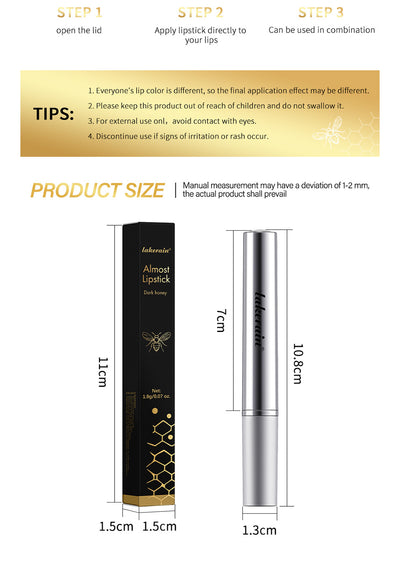 Labial Black Honey Nutritivo e Hidratante - Image 8