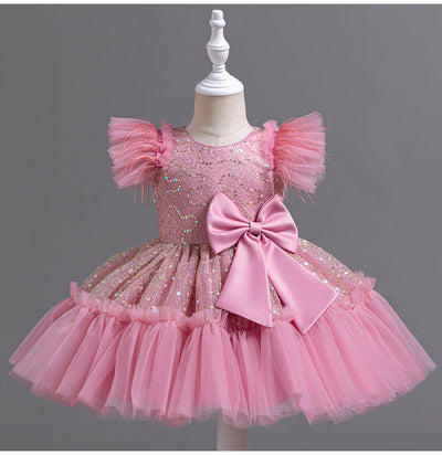 Vestido de Fiesta Infantil con Falda Tul Flores - Colección Verano - Image 28
