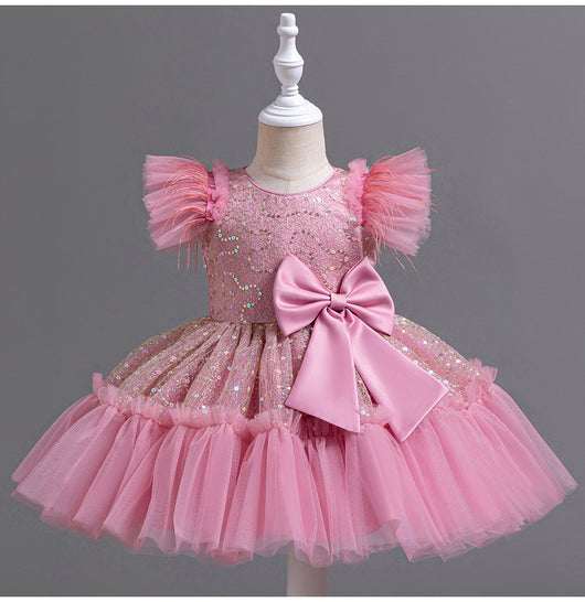 Vestido de Fiesta Infantil con Falda Tul Flores - Colección Verano - Image 28