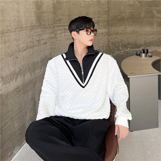Camisa Ejecutiva de Doble Capas con Solapa de Traje - Image 7