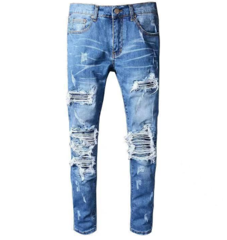 Pantalones Vaqueros Slim Corte Europeo para Hombre