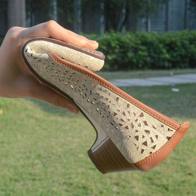 Sandalias de Cuero Genuino con Suela Flexible para Mujer - Image 14