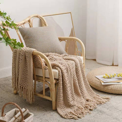 Manta Tejida de Algodón para Sofá, Cama y Decoración - Image 15