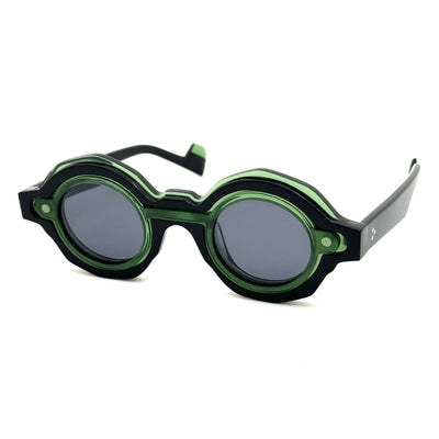 Gafas de Sol Polarizadas Azul Klein con Diseño Irregular - Image 9