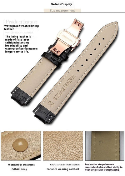 Correa de Reloj Híbrida: Silicona con Cuero Genuino - Image 16