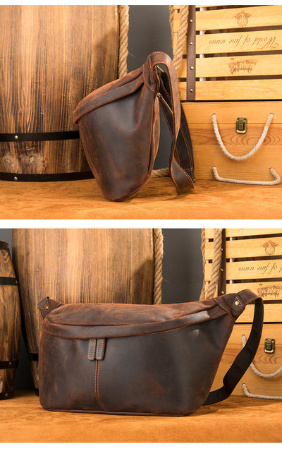 Bolso Mensajero de Cuero para Hombre - Deportivo y Outdoor - Image 11