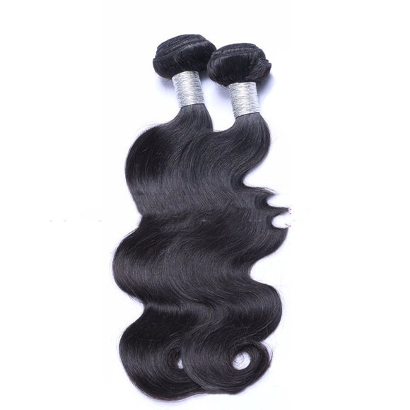 Peluca de Cabello Humano Brasileño Ondulado - Extensiones de Cabello Real Suave y Natural