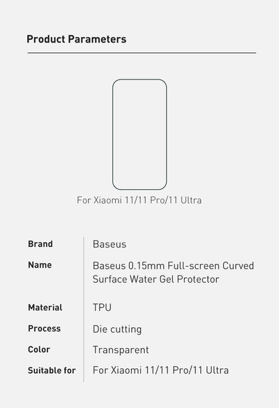 Protector de Pantalla Hidrogel Curvo Full Screen para Xiaomi 11 | Pack de 2 Piezas Transparente - Image 19