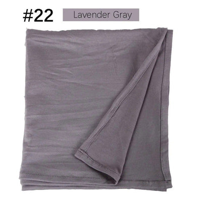 Bufanda de Jersey de Algodón Mercerizado con Puntas Cerradas - Image 27