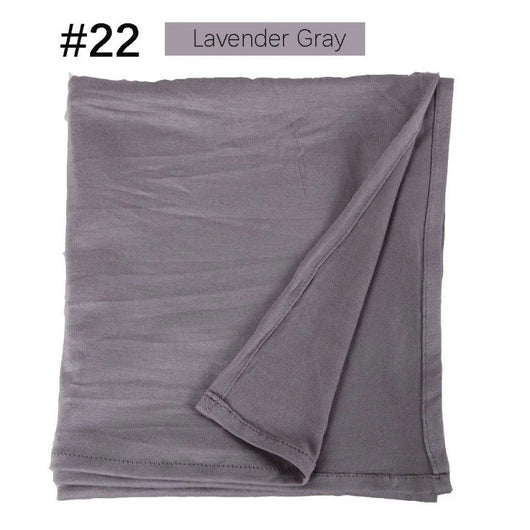 Bufanda de Jersey de Algodón Mercerizado con Puntas Cerradas - Image 27