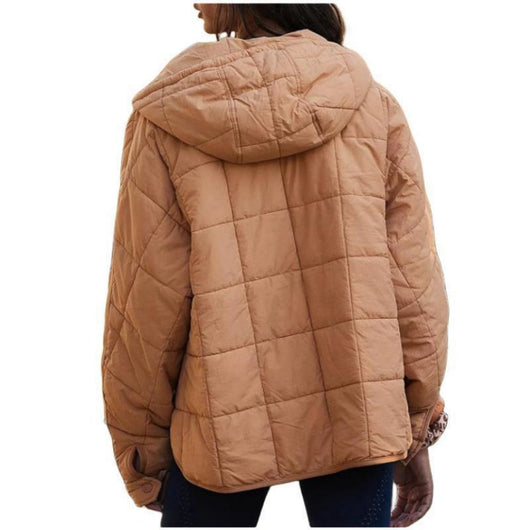 Abrigo de Algodón con Capucha para Mujer - Image 10