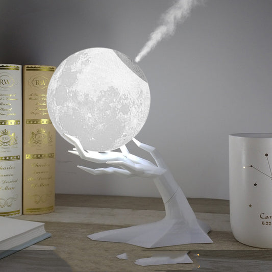 Humidificador Creativo con Luz Luna y Aromaterapia - Regalo Perfecto para Ella - Image 2