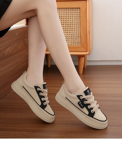 Tenis Blancos Plataforma Estilo Coreano - Comodidad Premium para Mujer - Image 23