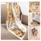Yellow Edge Hot Asian Wind 90x90 Cm