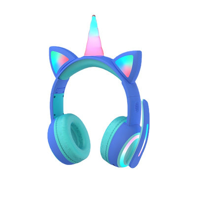 Auriculares Bluetooth Infantiles con Orejas de Gato y Luz LED - Image 12
