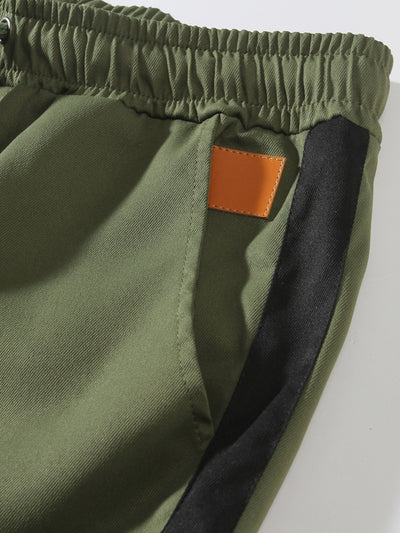 Pantalones Deportivos Casuales de Corte Recto con Costuras Otoñales - Image 20