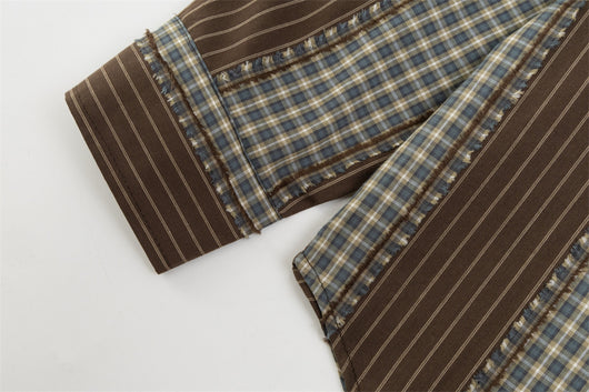 Camisa de Manga Larga con Contraste de Colores para Hombre - Image 12