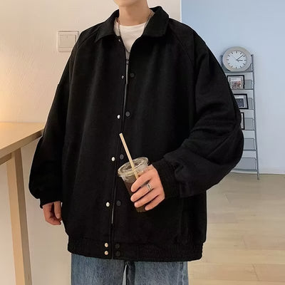 Chaqueta Suelta con Bordados para Hombre - Image 7