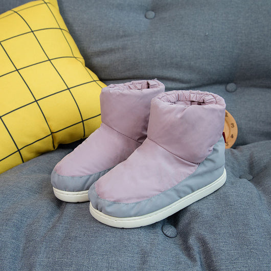Zapatillas Altas de Algodón para Uso Diario y Hogar - Image 4