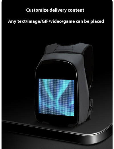 Mochila Inteligente con Pantalla LED Dinámica para Exteriores - Image 20