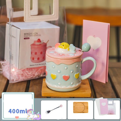 Taza de Café con Tapa, Cuchara y Caja de Regalo - Image 9