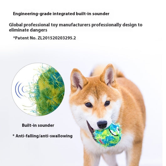Pelota Masticable Sonora para Perros - Juguete Duradero