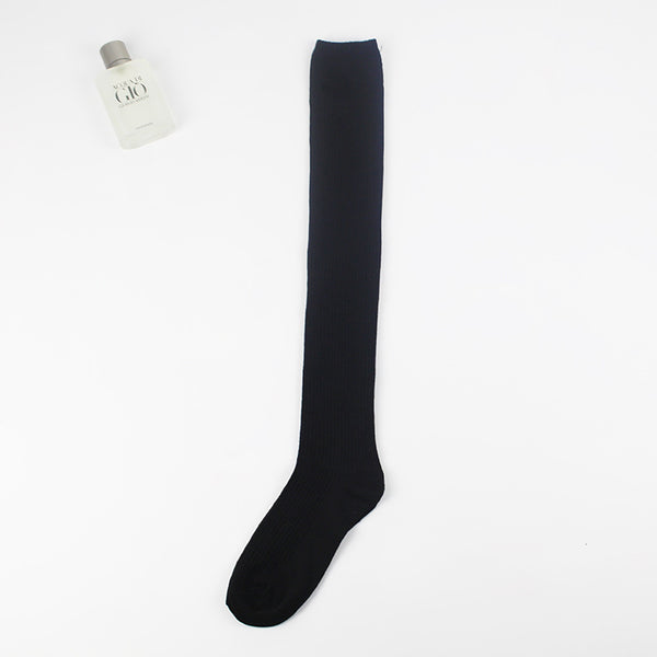 Calcetines Hasta la Rodilla con Rayas Verticales y Efecto Fruncido - Image 3