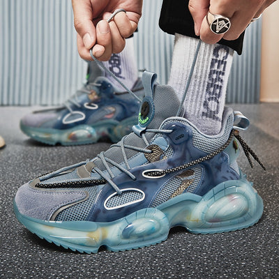 Zapatos Daddy con Suela Gruesa y Diseño Camuflaje Graffiti - Image 13