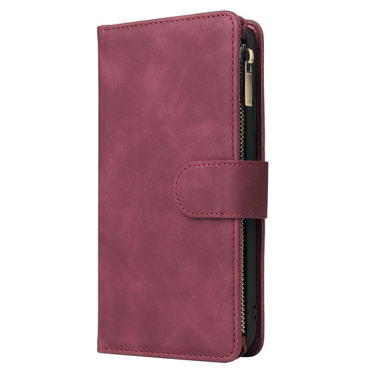 Billetera Móvil Vintage con Nueve Compartimentos y Cierre de Seguridad - Image 18