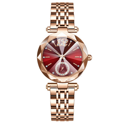 Reloj de Mujer con Esfera de Diamante y Degradado de Cristal - Image 15