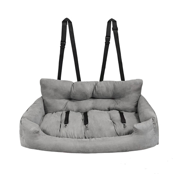 Colchoneta Protectora para Maletero de Auto con Asiento Doble para Mascotas Grandes