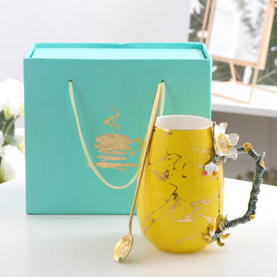Taza Cerámica Grande con Cuchara - Diseño Creativo y Funcional - Image 13