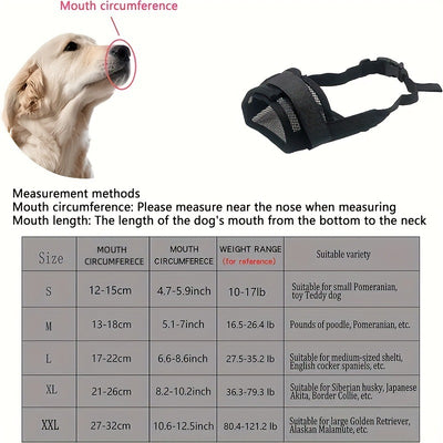 Bozal Ajustable para Perros - Control de Mordidas, Ladridos y Comportamiento - Image 12