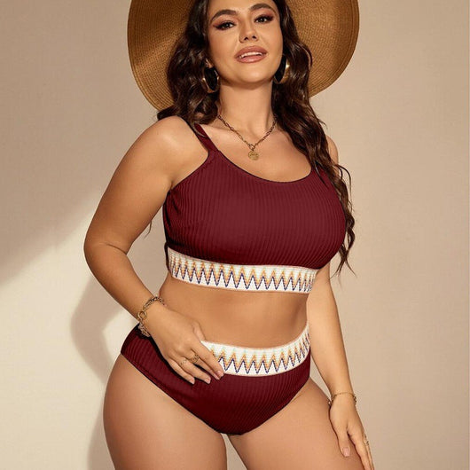Bikini Talle Alto con Abertura Lateral para Tallas Grandes - Image 12